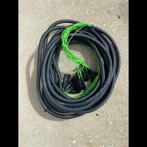 GearIT 16-Channel XLR Snake Cable (50 ft) - 100% Oxygen-Free Copper Snake Wire